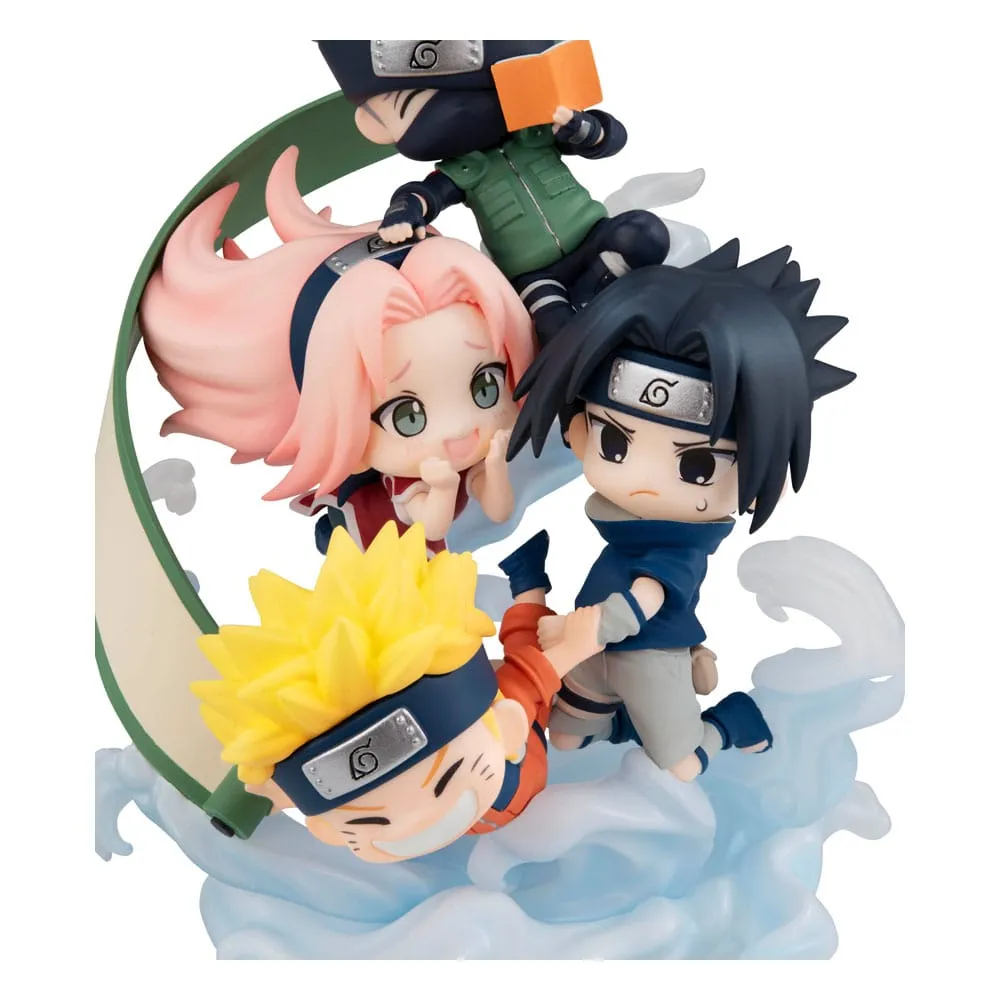 Naruto Shippuden FigUnity PVC Mini Statue Gather here  Team 7 13 cm
